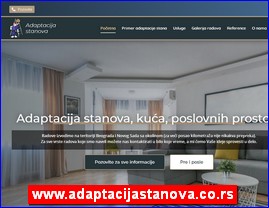 Građevinske firme, Srbija, www.adaptacijastanova.co.rs