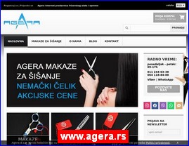 Frizeri, saloni lepote, kozmeti�ki saloni, www.agera.rs