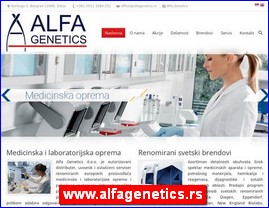 Medicinski aparati, ure�aji, pomagala, medicinski materijal, oprema, www.alfagenetics.rs