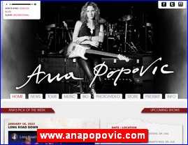 Muzi�ari, bendovi, folk, pop, rok, www.anapopovic.com