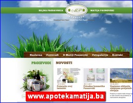 Zdrava hrana, �ajevi, lekovito bilje, www.apotekamatija.ba