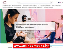 Frizeri, saloni lepote, kozmeti�ki saloni, www.art-kozmetika.hr