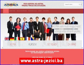 �kole stranih jezika, www.astra-jezici.ba