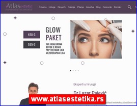 Frizeri, saloni lepote, kozmeti�ki saloni, www.atlasestetika.rs
