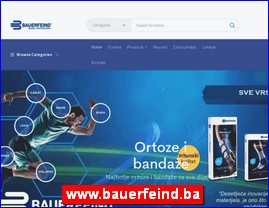 Medicinski aparati, ure�aji, pomagala, medicinski materijal, oprema, www.bauerfeind.ba