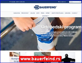 Medicinski aparati, ure�aji, pomagala, medicinski materijal, oprema, www.bauerfeind.rs