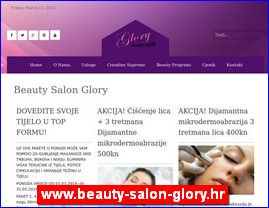 Frizeri, saloni lepote, kozmeti�ki saloni, www.beauty-salon-glory.hr