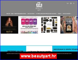Frizeri, saloni lepote, kozmeti�ki saloni, www.beautyart.hr
