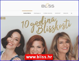 Frizeri, saloni lepote, kozmeti�ki saloni, www.bliss.hr