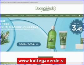 Kozmetika, kozmeti�ki proizvodi, www.bottegaverde.si
