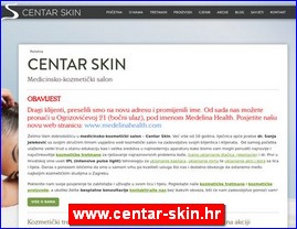 Frizeri, saloni lepote, kozmeti�ki saloni, www.centar-skin.hr