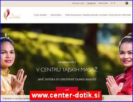 Frizeri, saloni lepote, kozmeti�ki saloni, www.center-dotik.si