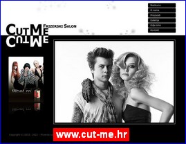 Frizeri, saloni lepote, kozmeti�ki saloni, www.cut-me.hr