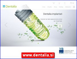 Medicinski aparati, ure�aji, pomagala, medicinski materijal, oprema, www.dentalia.si
