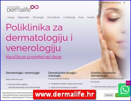 Frizeri, saloni lepote, kozmeti�ki saloni, www.dermalife.hr