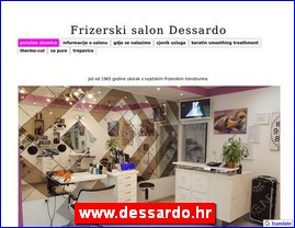 Frizeri, saloni lepote, kozmeti�ki saloni, www.dessardo.hr