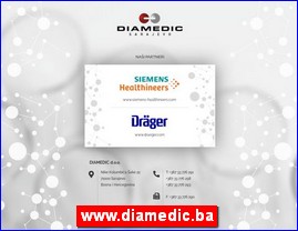 Medicinski aparati, ure�aji, pomagala, medicinski materijal, oprema, www.diamedic.ba