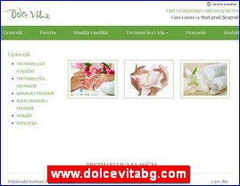 Frizeri, saloni lepote, kozmeti�ki saloni, www.dolcevitabg.com