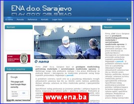Medicinski aparati, ure�aji, pomagala, medicinski materijal, oprema, www.ena.ba