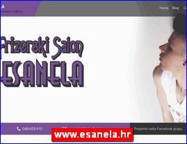 Frizeri, saloni lepote, kozmeti�ki saloni, www.esanela.hr
