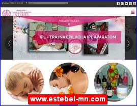 Frizeri, saloni lepote, kozmeti�ki saloni, www.estebel-mn.com