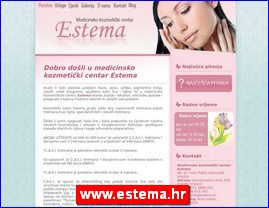 Frizeri, saloni lepote, kozmeti�ki saloni, www.estema.hr