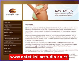 Frizeri, saloni lepote, kozmeti�ki saloni, www.estetikslimstudio.co.rs