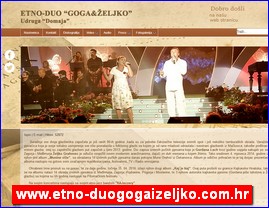 Muzi�ari, bendovi, folk, pop, rok, www.etno-duogogaizeljko.com.hr