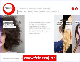 Frizeri, saloni lepote, kozmeti�ki saloni, www.frizeraj.hr