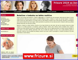 Frizeri, saloni lepote, kozmeti�ki saloni, www.frizure.si