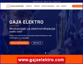 Gaja elektro, pametne in�talacije, video nadzor, suhomonta�na dela, elektro servis, elektri�ar, www.gajaelektro.com