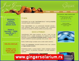 Frizeri, saloni lepote, kozmeti�ki saloni, www.gingersolarium.rs