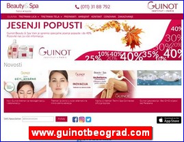 Frizeri, saloni lepote, kozmeti�ki saloni, www.guinotbeograd.com