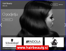 Frizeri, saloni lepote, kozmeti�ki saloni, www.hairbeauty.si