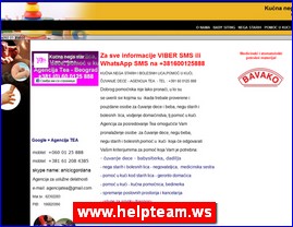 Agencije za �i��enje, spremanje stanova, www.helpteam.ws