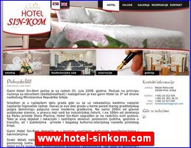 Hoteli, moteli, hosteli,  apartmani, smeštaj, www.hotel-sinkom.com�
