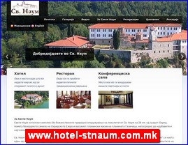 Hoteli, sme�taj, Severna Makedonija, www.hotel-stnaum.com.mk