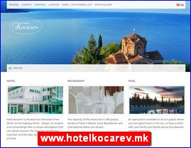 Hoteli, sme�taj, Severna Makedonija, www.hotelkocarev.mk