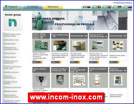 Medicinski aparati, ure�aji, pomagala, medicinski materijal, oprema, www.incom-inox.com