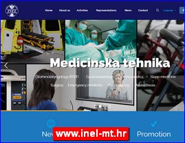 Medicinski aparati, ure�aji, pomagala, medicinski materijal, oprema, www.inel-mt.hr