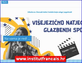 �kole stranih jezika, www.institutfrancais.hr