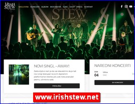 Muzi�ari, bendovi, folk, pop, rok, www.irishstew.net