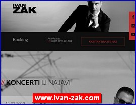 Muzi�ari, bendovi, folk, pop, rok, www.ivan-zak.com