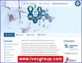 Medicinski aparati, ure�aji, pomagala, medicinski materijal, oprema, www.ivexgroup.com