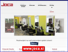 Frizeri, saloni lepote, kozmeti�ki saloni, www.joca.si