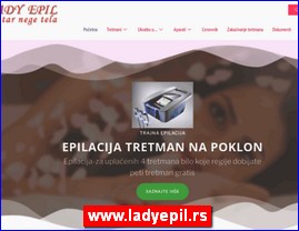Frizeri, saloni lepote, kozmeti�ki saloni, www.ladyepil.rs
