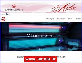 Frizeri, saloni lepote, kozmeti�ki saloni, www.lamnia.hr