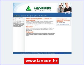 �kole stranih jezika, www.lancon.hr