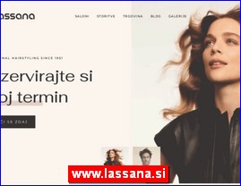 Frizeri, saloni lepote, kozmeti�ki saloni, www.lassana.si