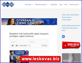 Leskovački oglasi, Leskovački poslovni imenik, Besplatni mali leskovački oglasi, nekretnine Leskovac, Restorani Leskovac, Leskovačka Online Pijaca, oglas besplatno, Leskovac.Biz
